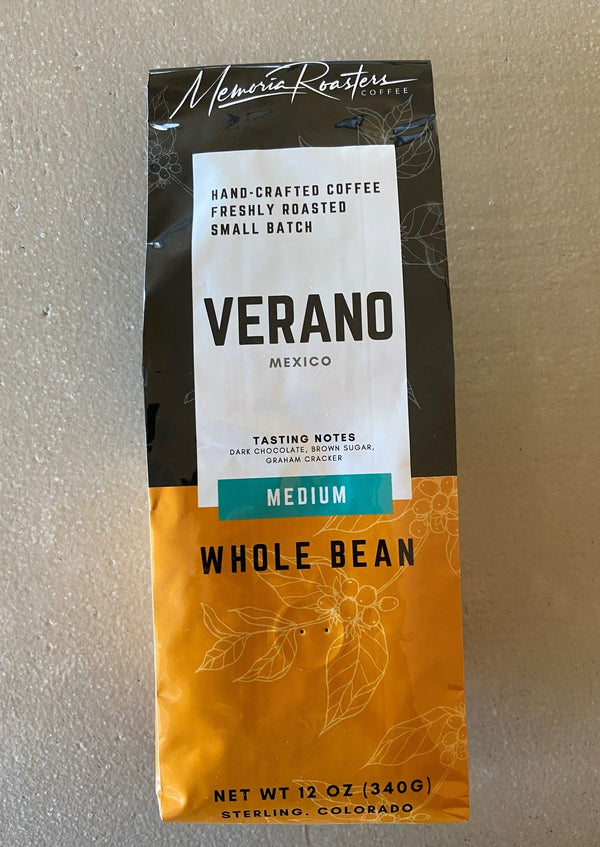 Verano / Medium Roast / 12 OZ Whole Bean