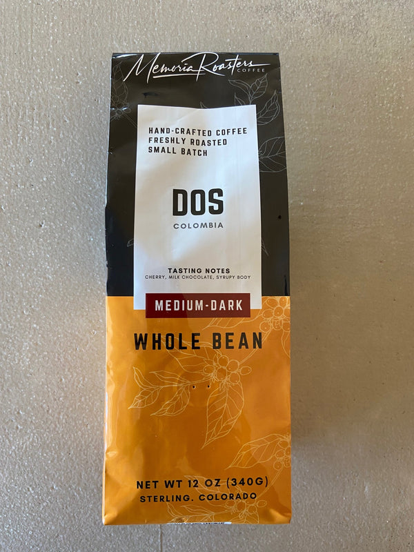 Dos / Medium-Dark Roast / 12 OZ Whole Bean