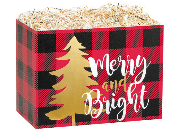 Plaid Christmas Gift Box