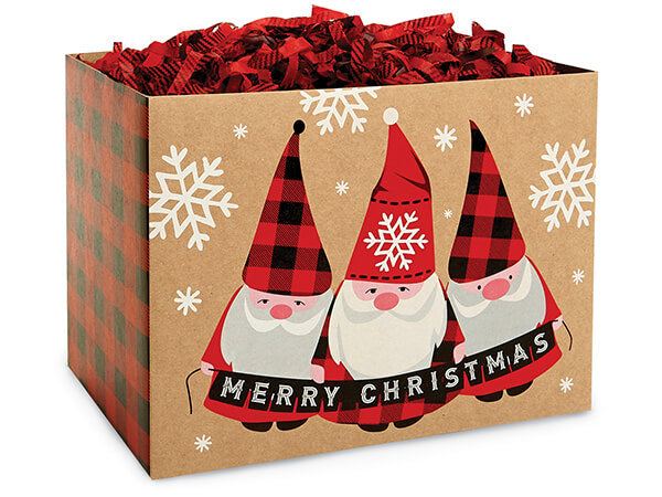 Small Buffalo Plaid Wishes Gift Box