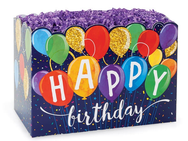 Small Birthday Balloons Gift Box
