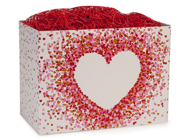 Heart Shaped Confetti Gift Box